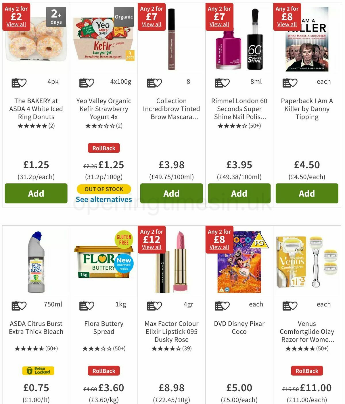 ASDA Offers from 14 October
