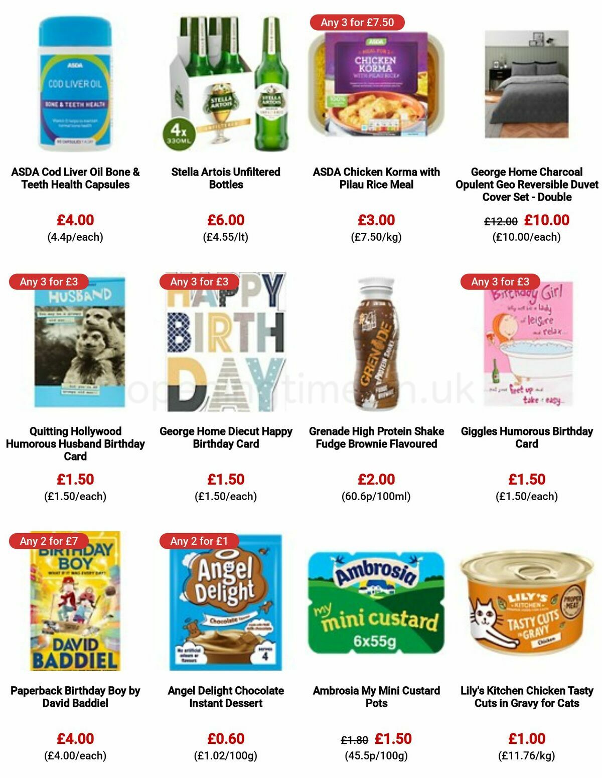 ASDA Offers from 28 October