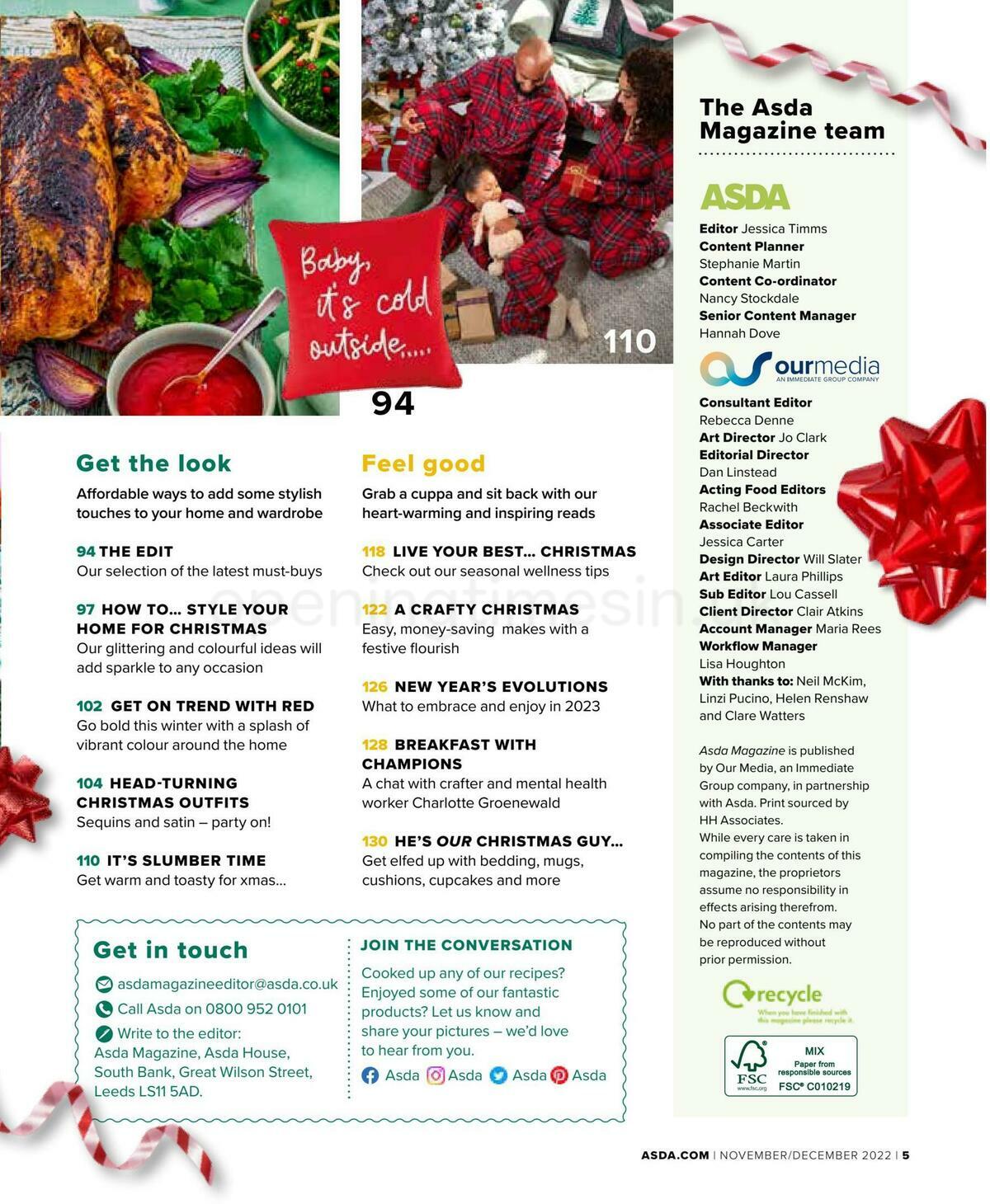 ASDA Magazine November & December Offers from 5 November
