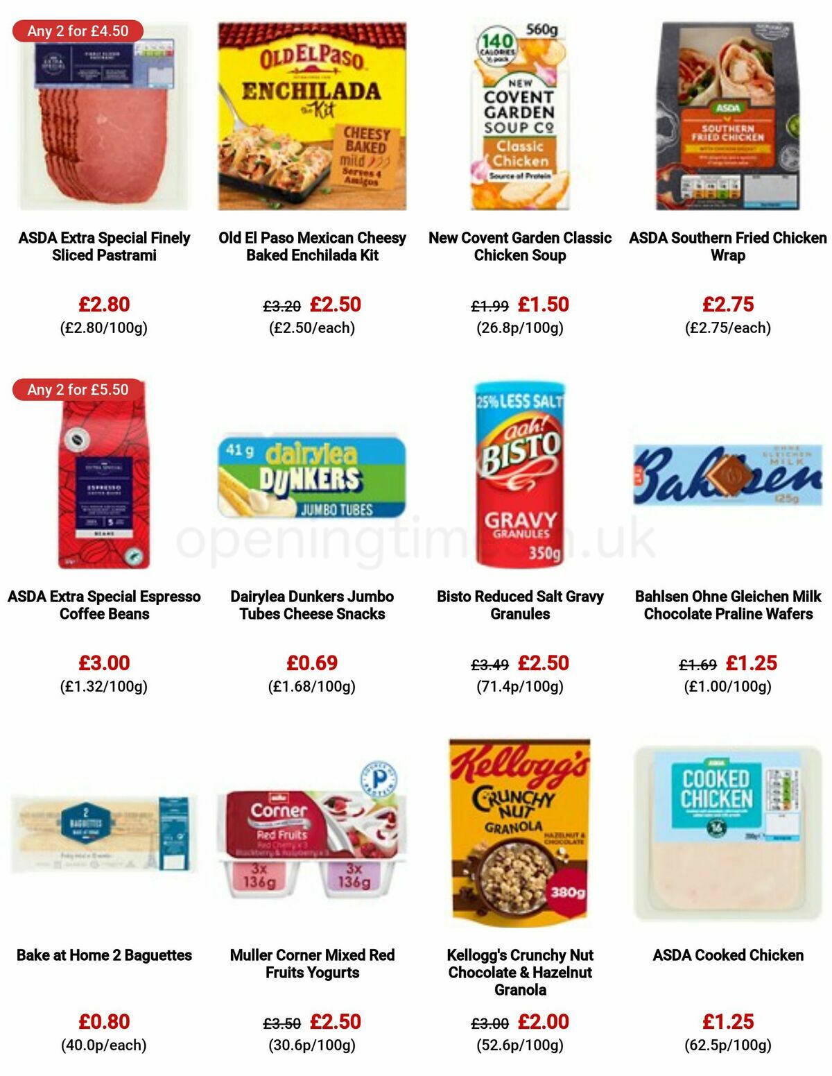 ASDA Offers from 11 November