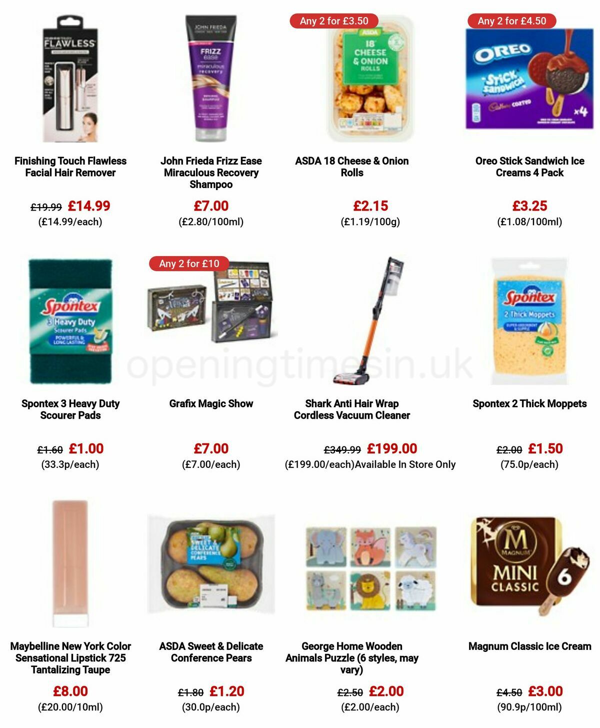 ASDA Offers from 18 November