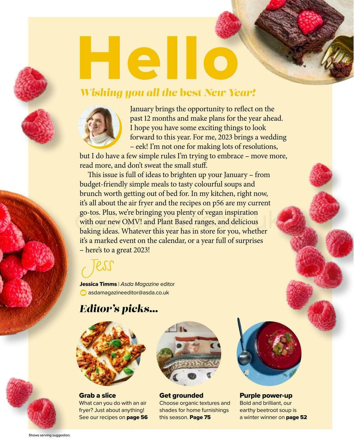 ASDA Magazine January Offers from 1 January