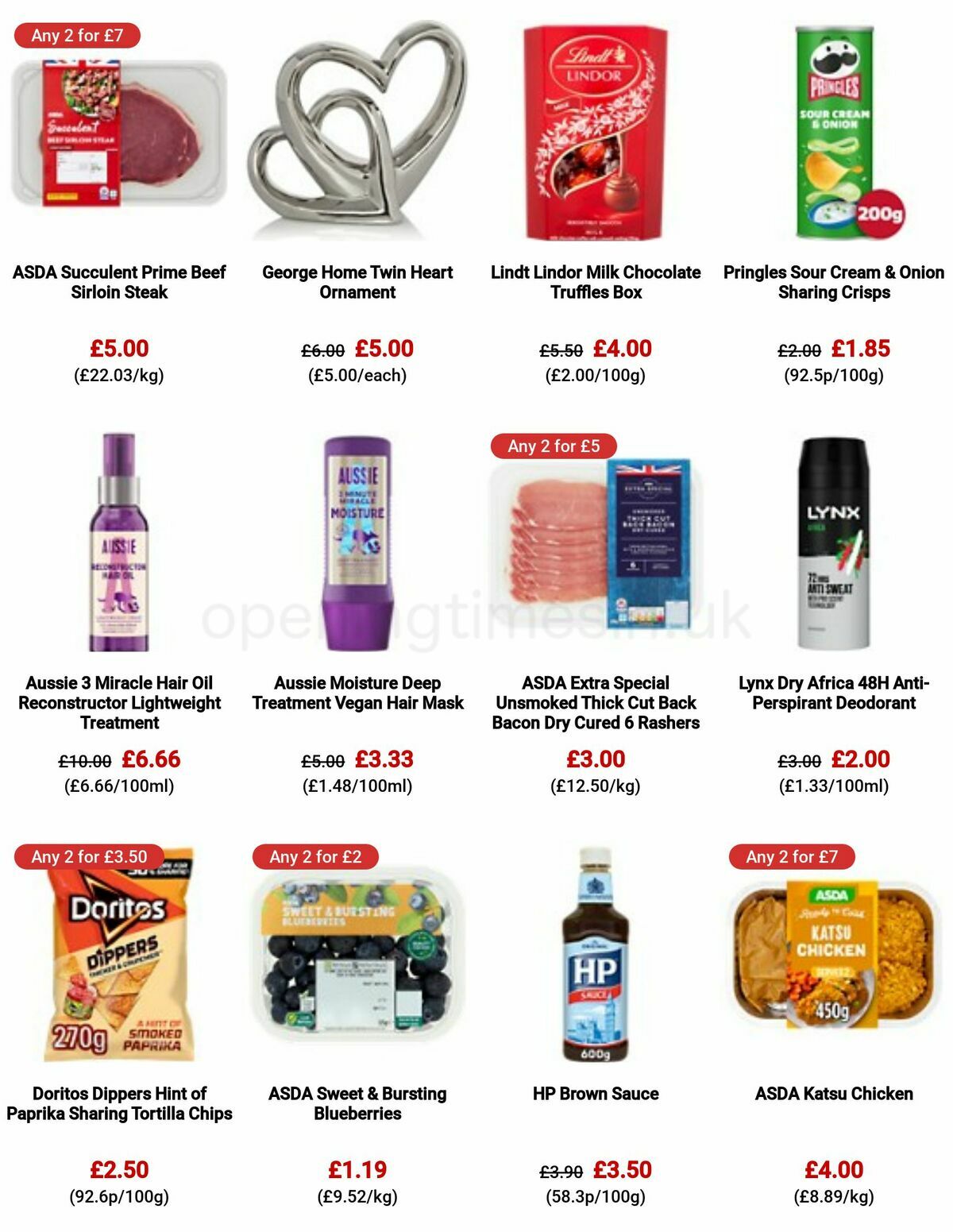 ASDA Valentine's Day Offers from 26 January