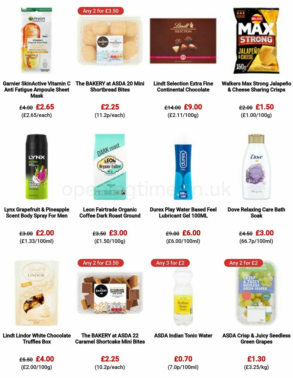 ASDA Valentine's Day Offers from 26 January