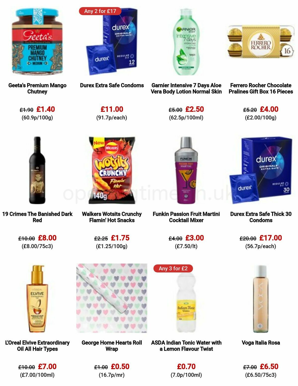 ASDA Valentine's Day Offers from 26 January