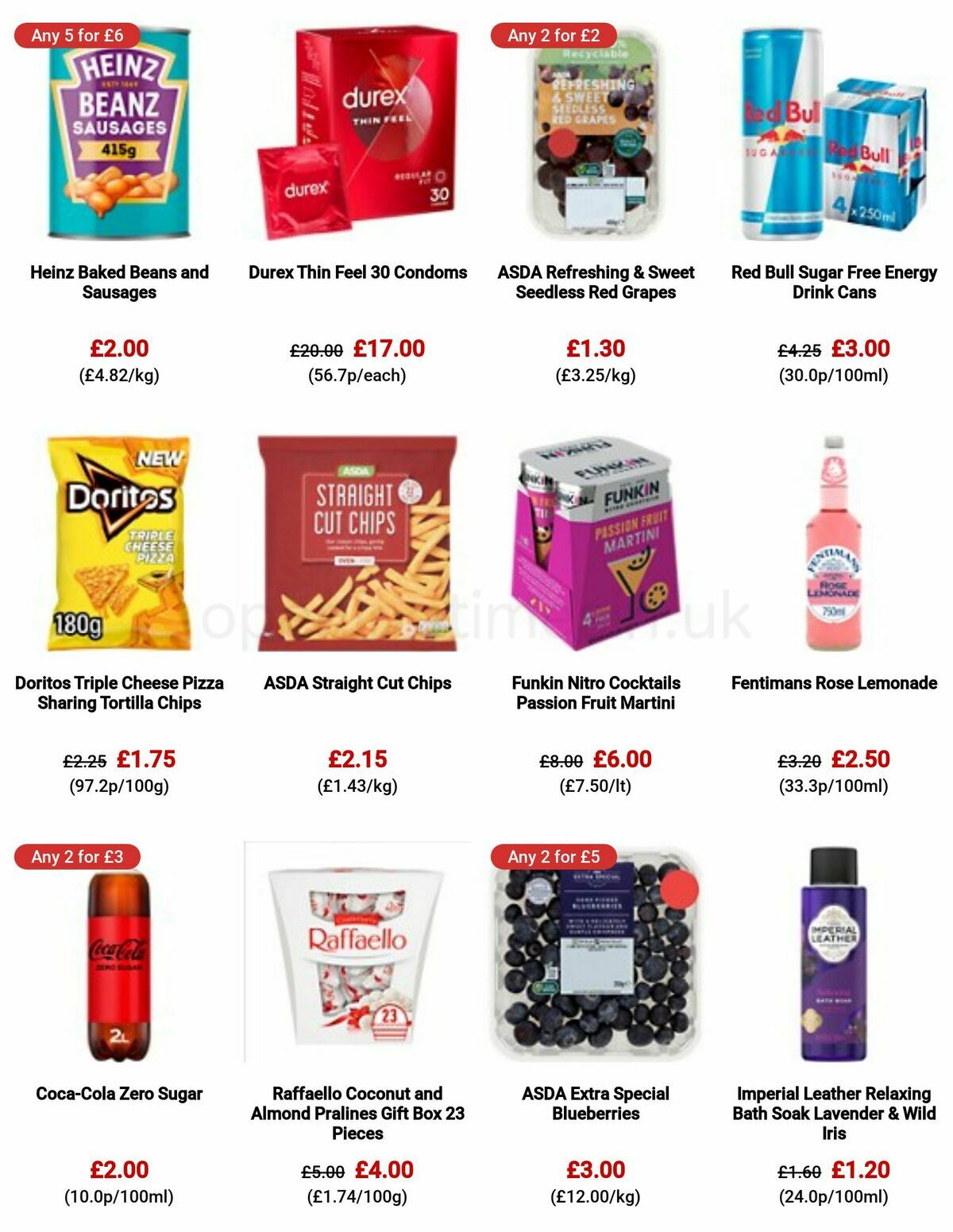 ASDA Valentine's Day Offers from 26 January