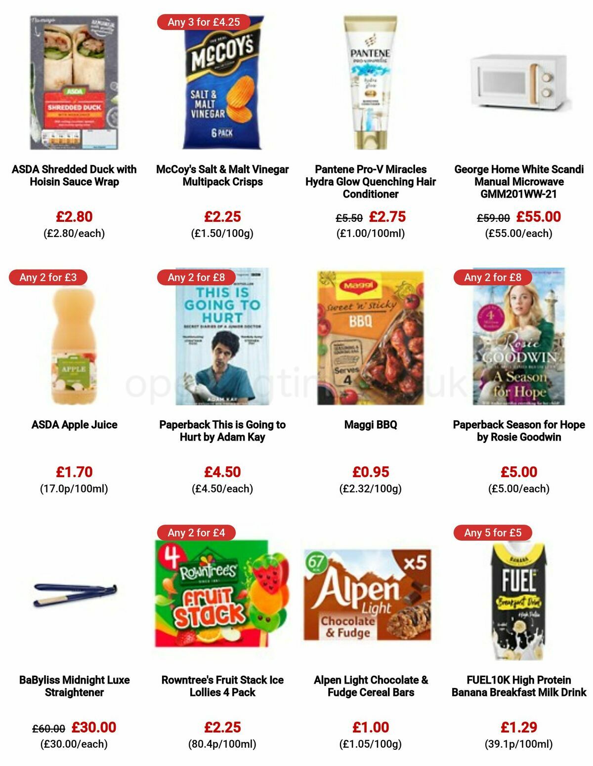 ASDA Offers from 10 March