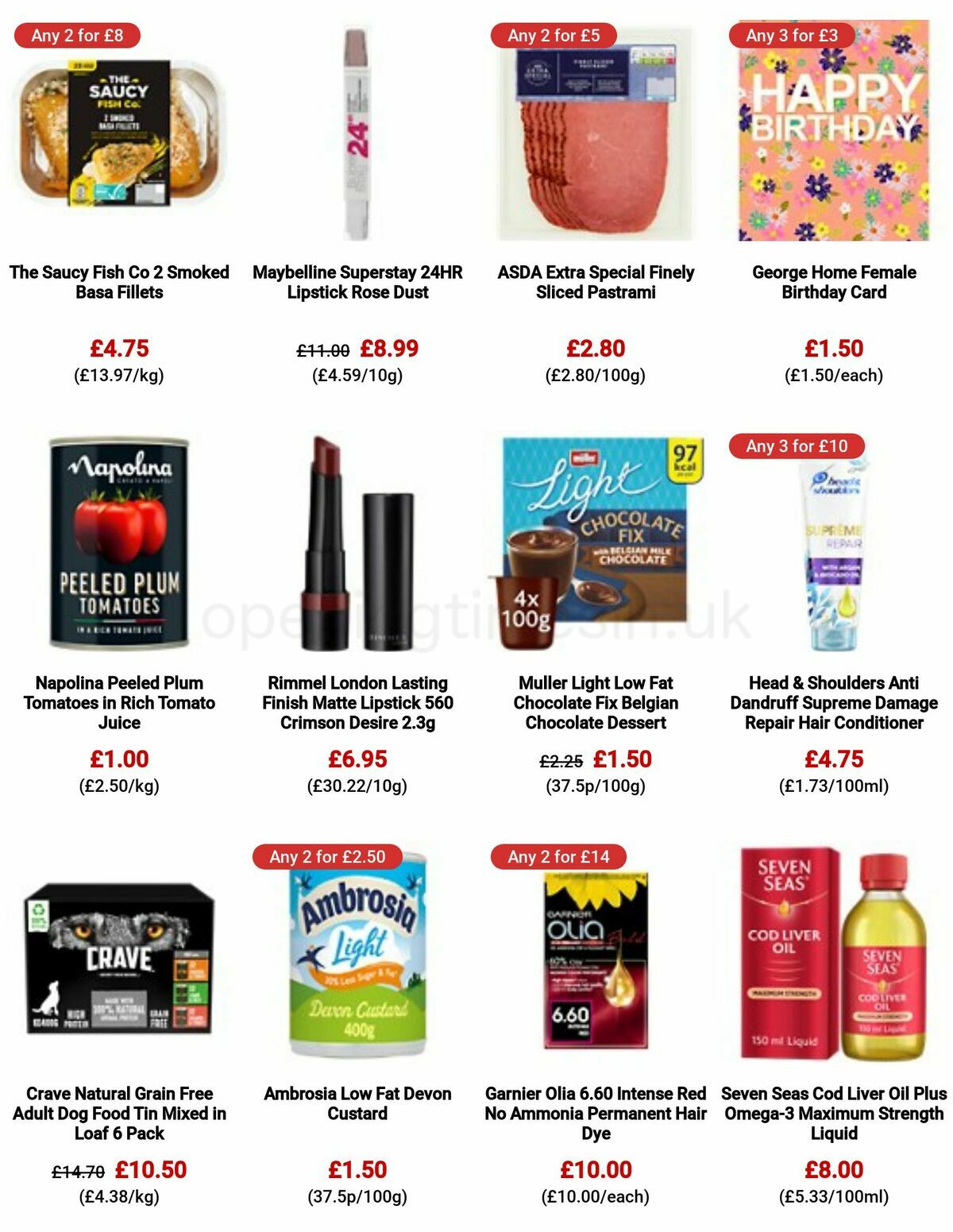 ASDA Offers from 10 March