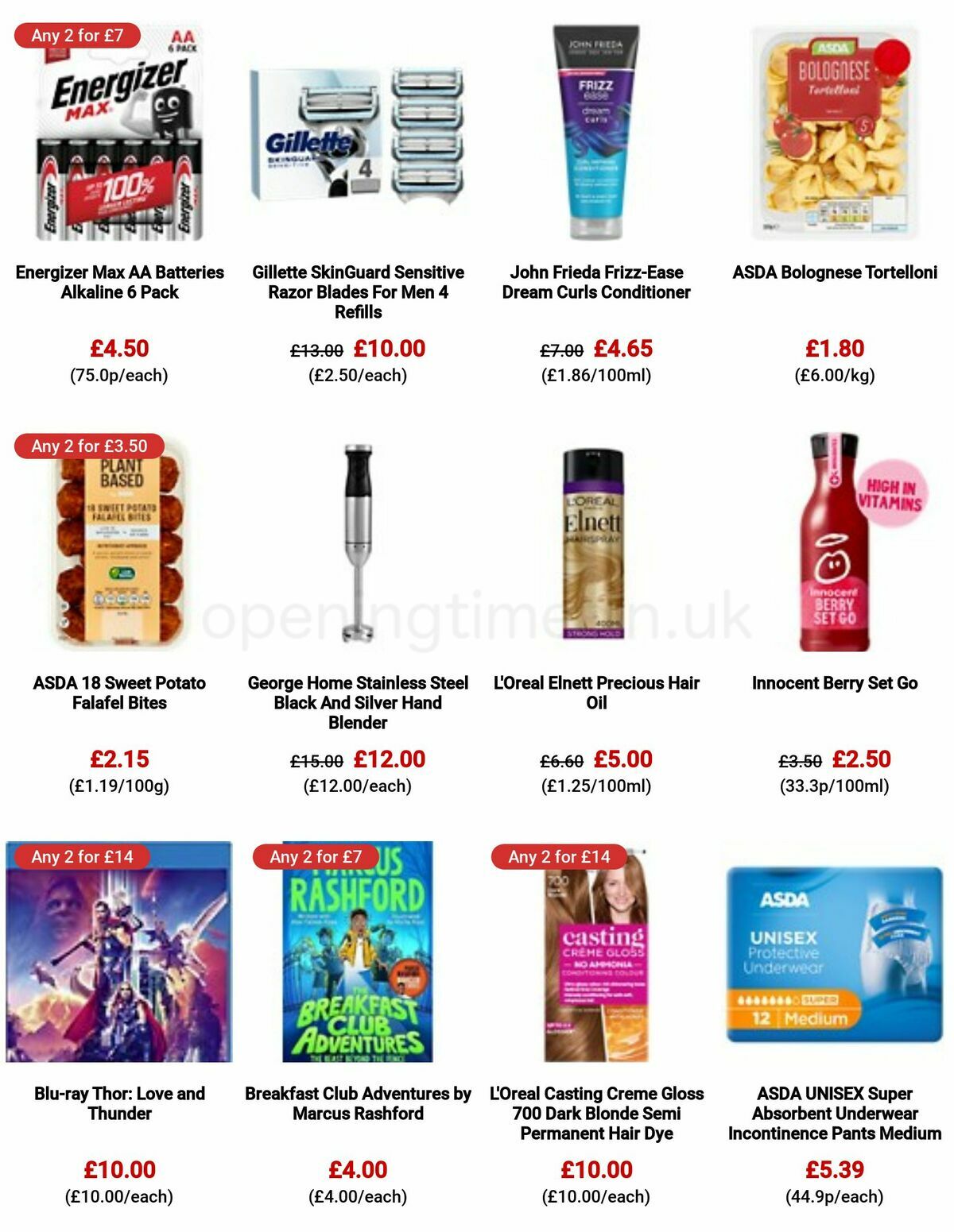 ASDA Offers from 10 March