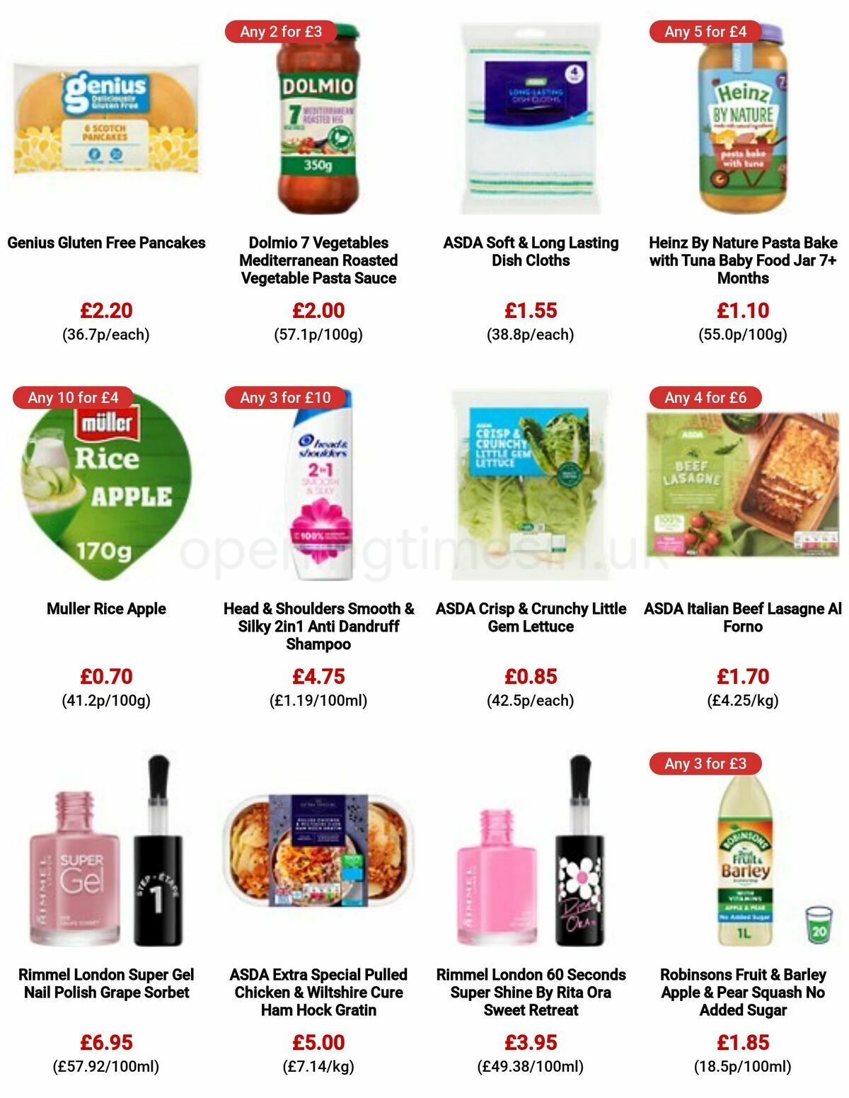 ASDA Offers from 10 March