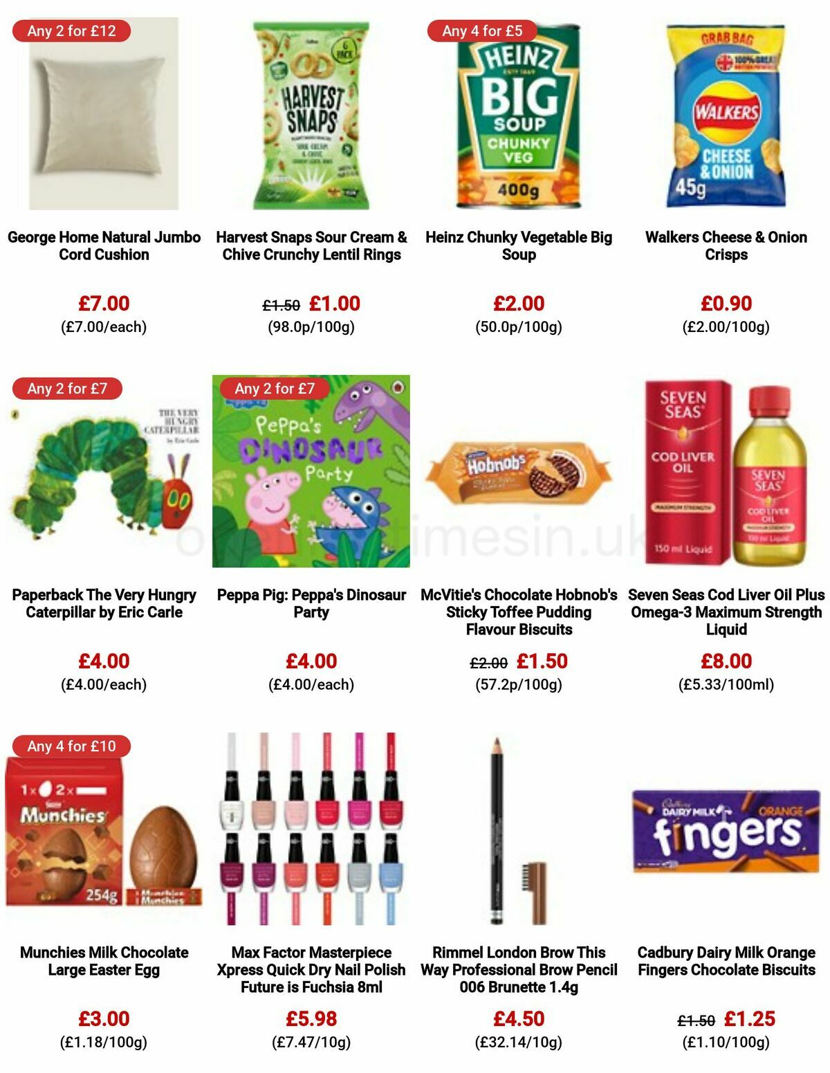 ASDA Offers from 22 March
