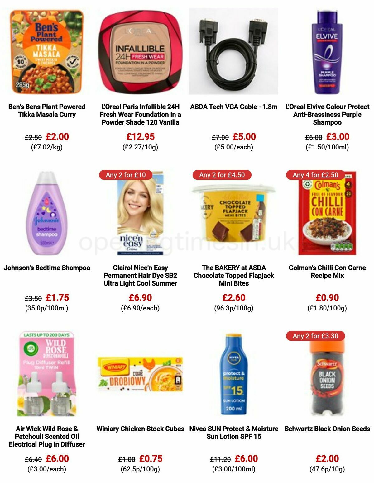 ASDA Offers from 7 April