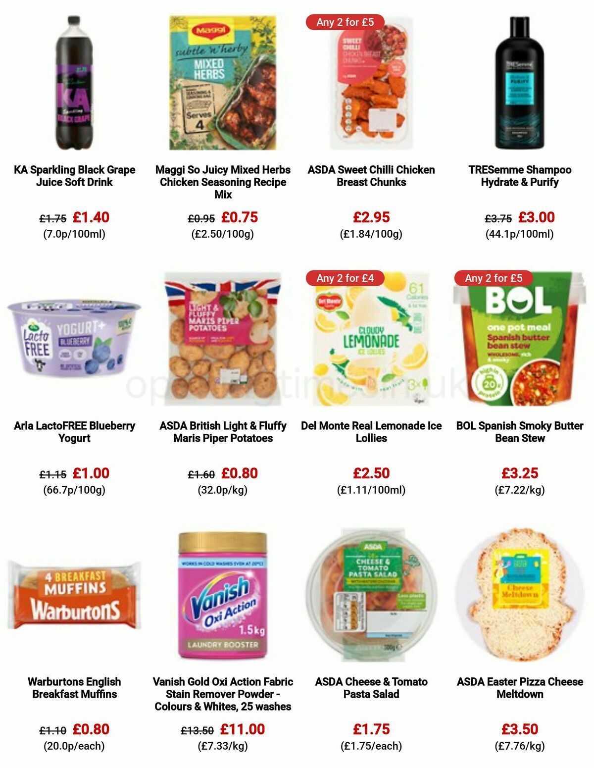 ASDA Offers from 7 April