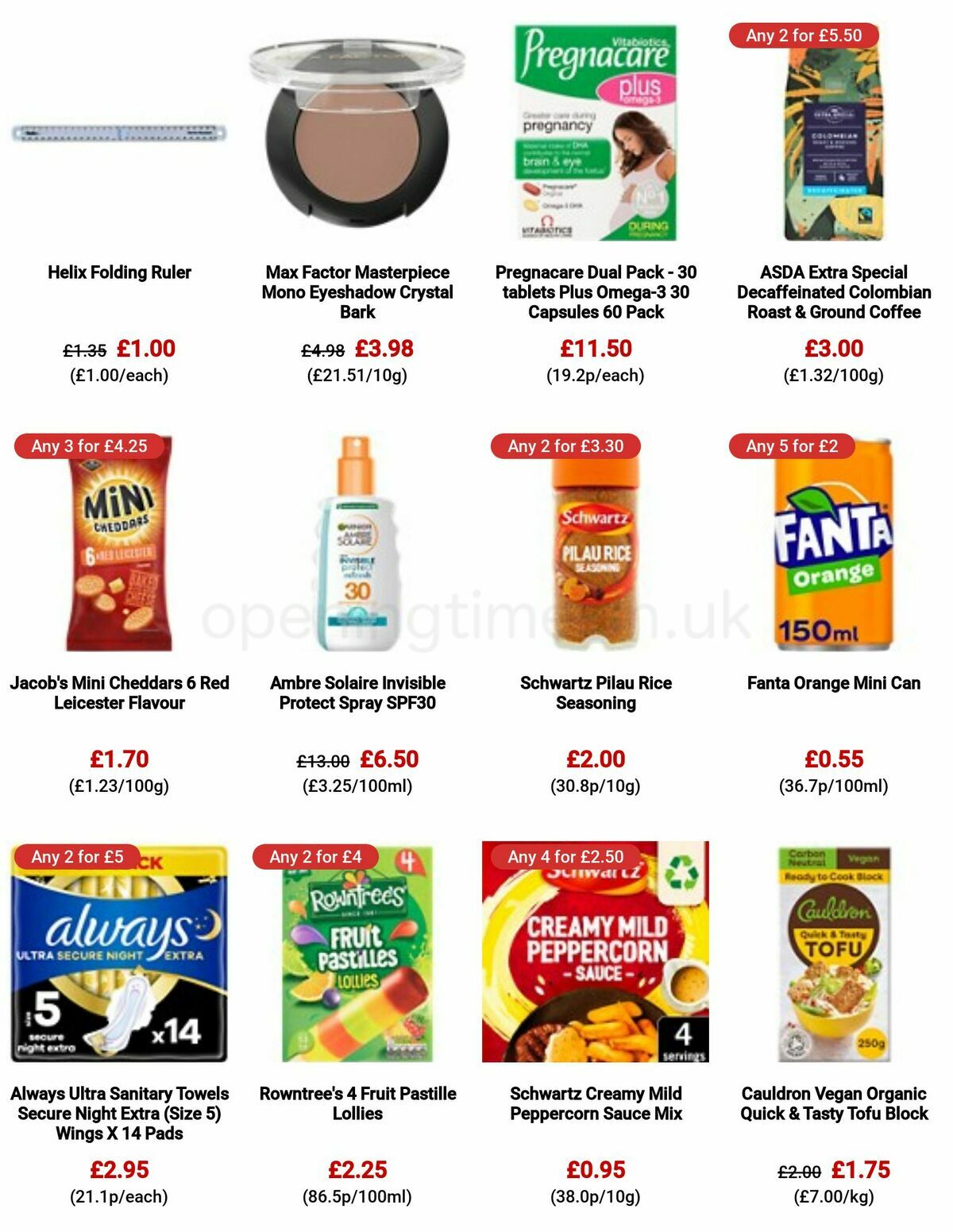ASDA Offers from 7 April