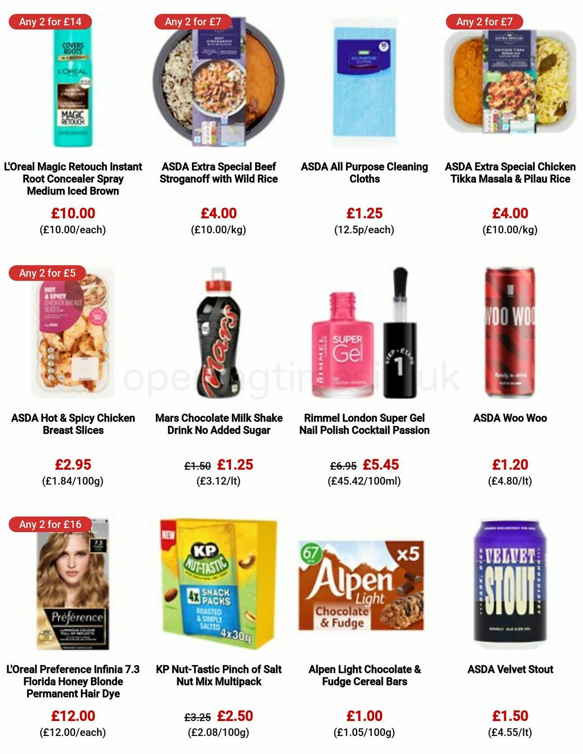 ASDA Offers from 5 May