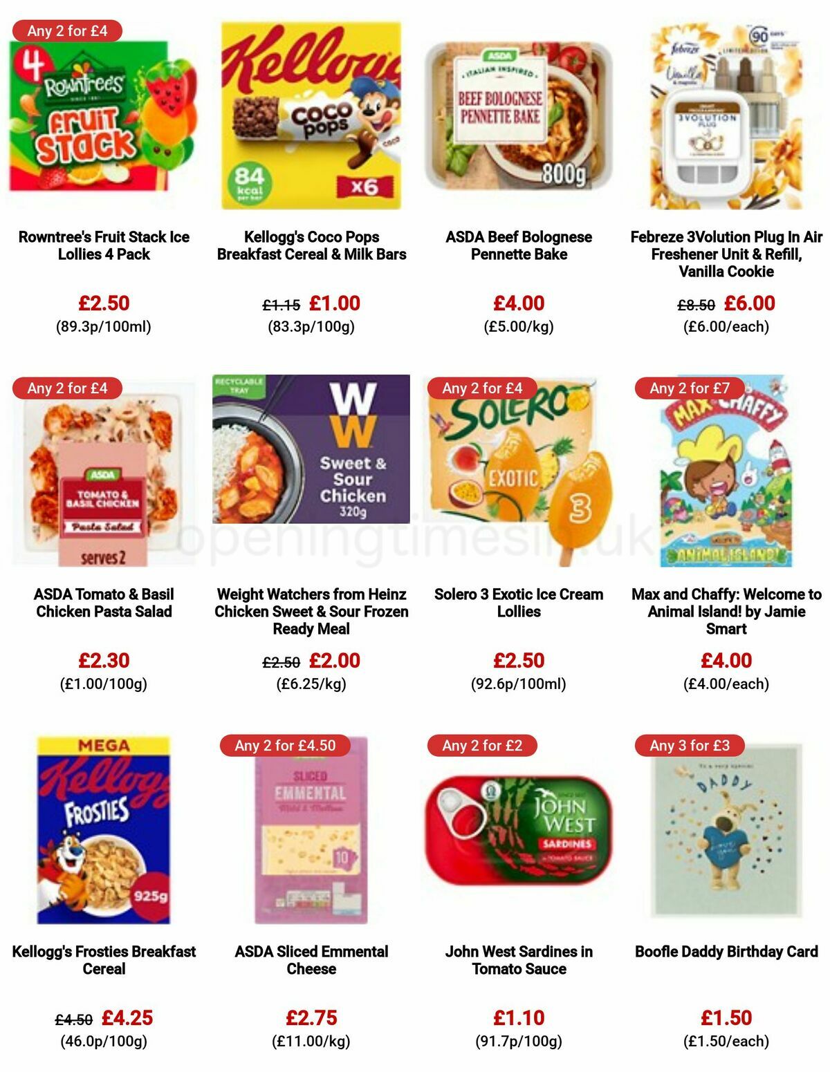 ASDA Offers from 26 May