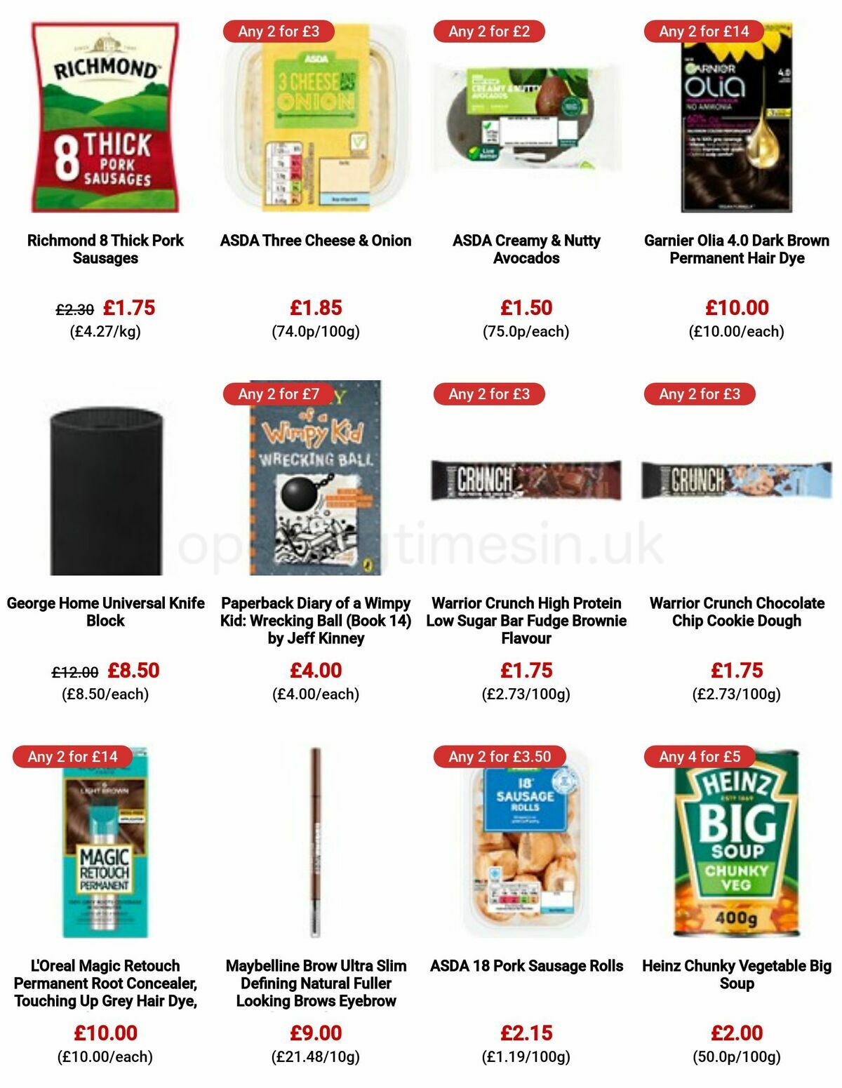ASDA Offers from 26 May