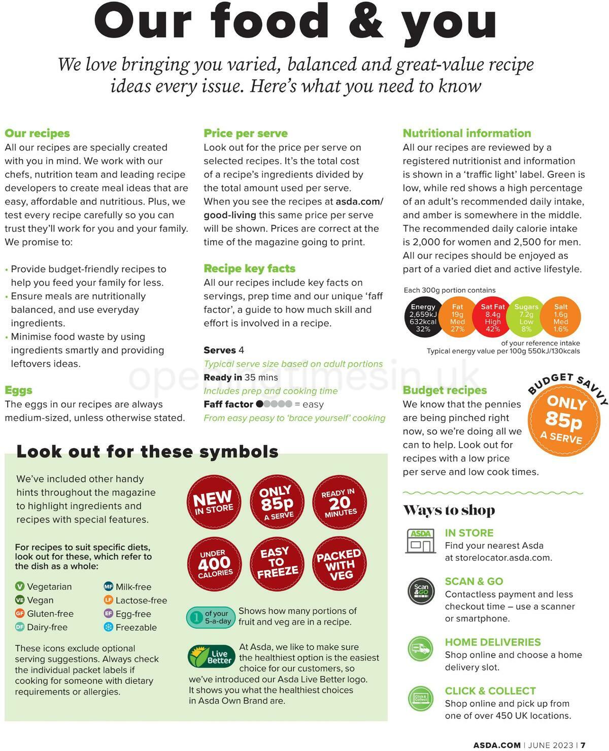 ASDA Magazine June Offers from 7 June