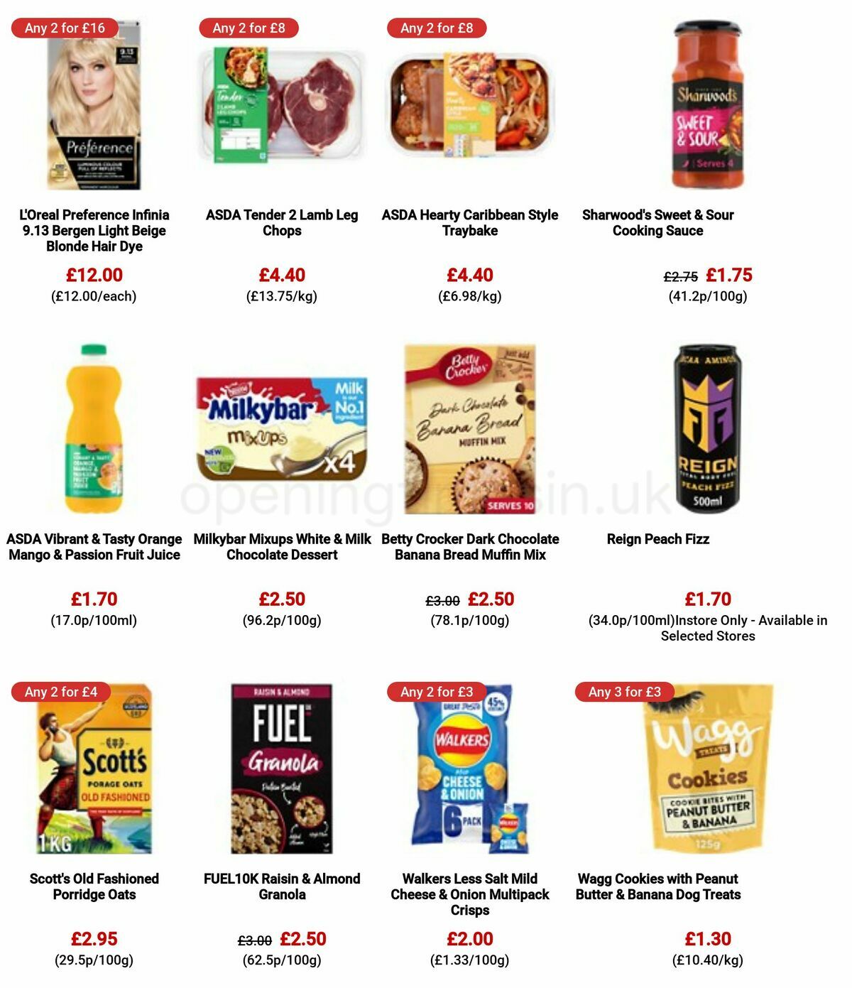 ASDA Offers from 9 June
