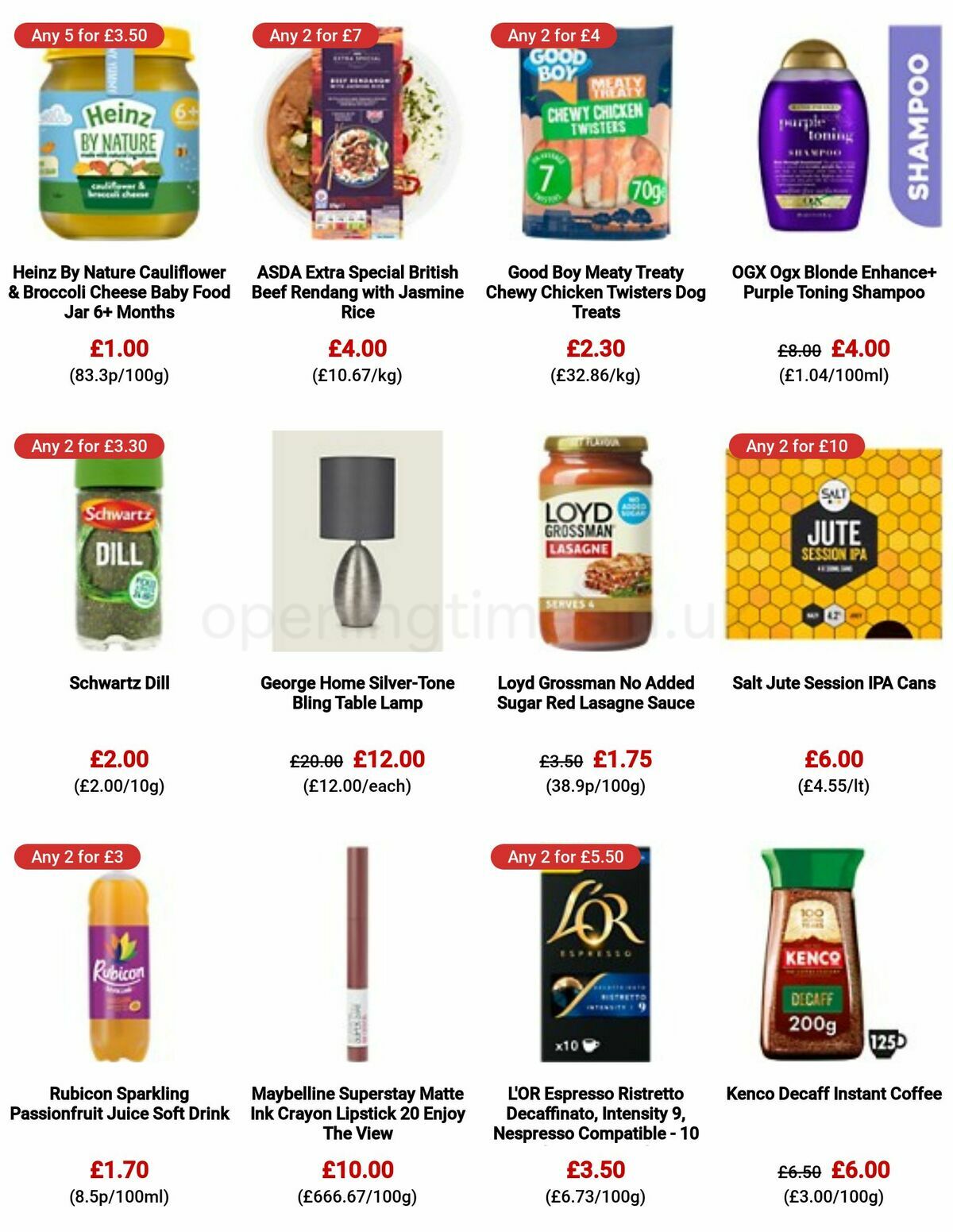 ASDA Offers from 9 June