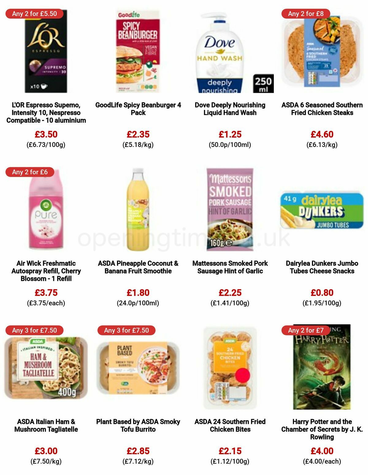 ASDA Offers from 9 June