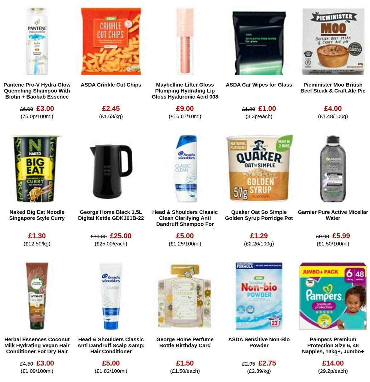 ASDA Offers from 18 August
