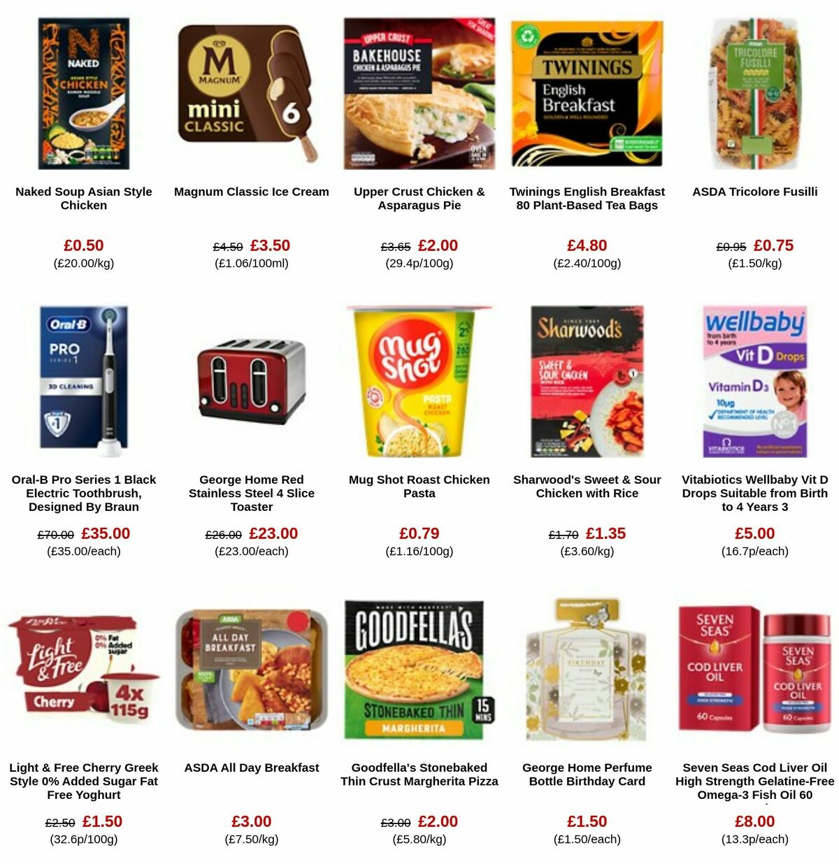ASDA Offers from 25 August