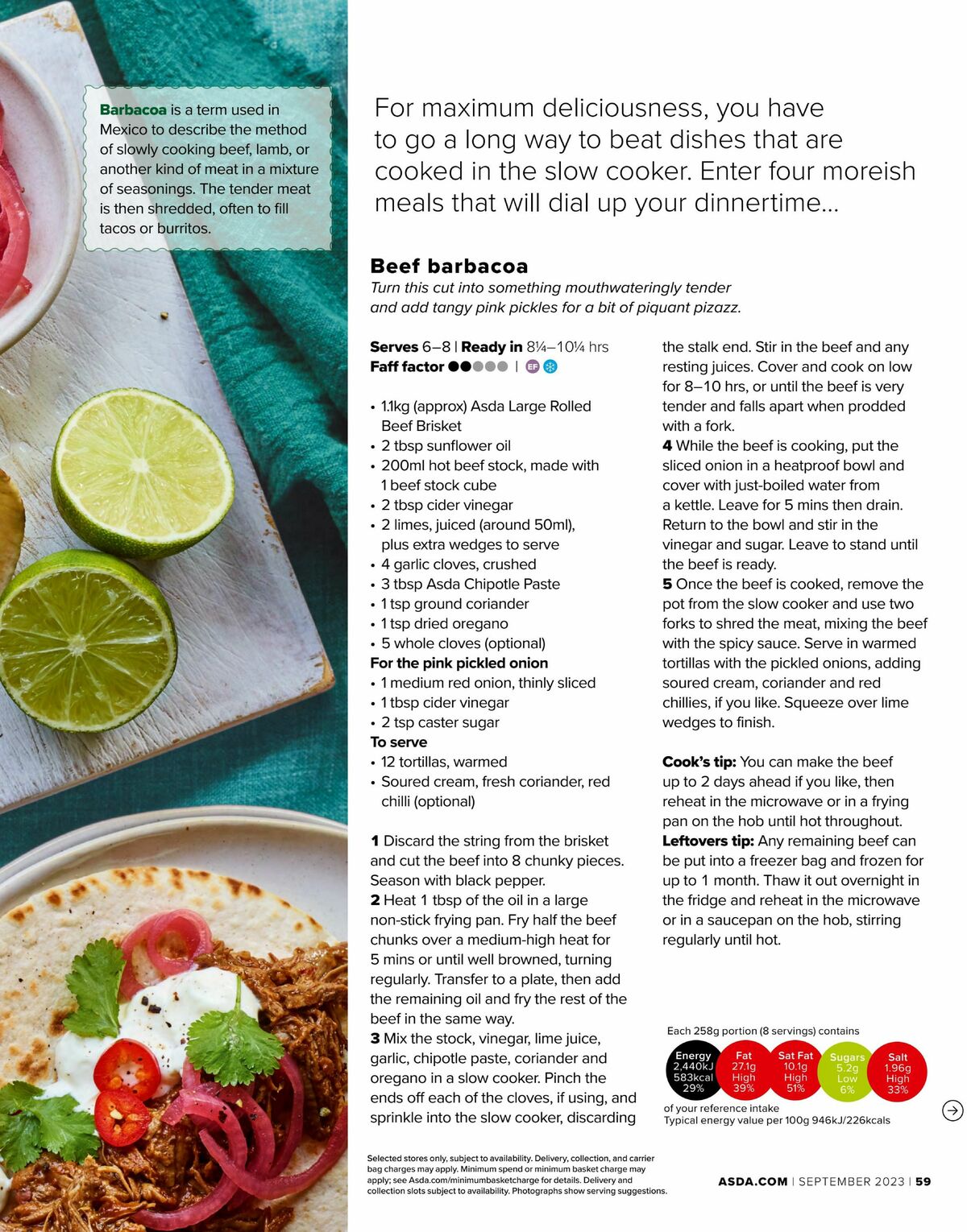 ASDA Magazine September Offers from 5 September