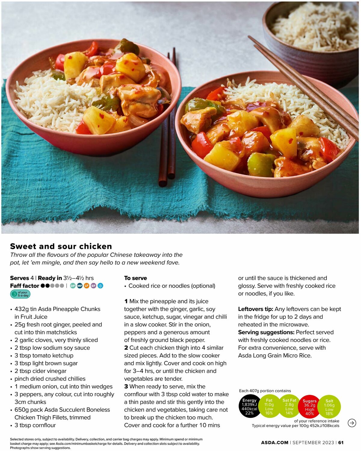 ASDA Magazine September Offers from 5 September