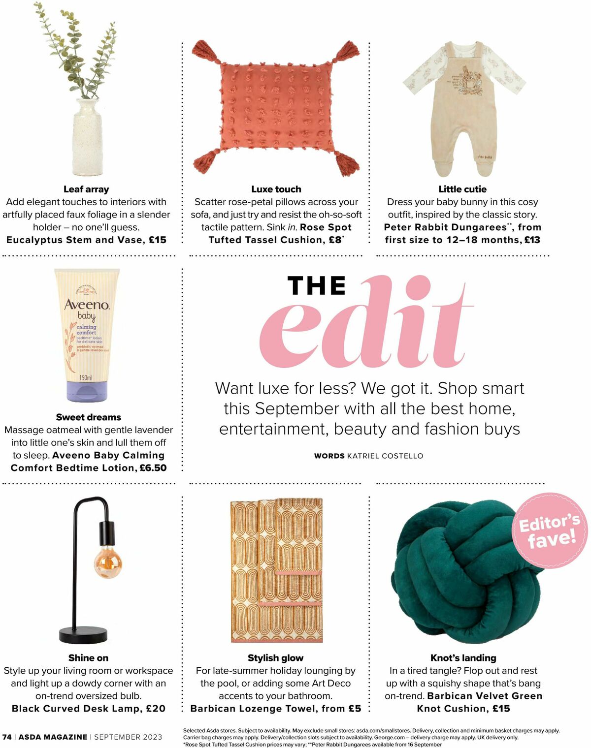 ASDA Magazine September Offers from 5 September