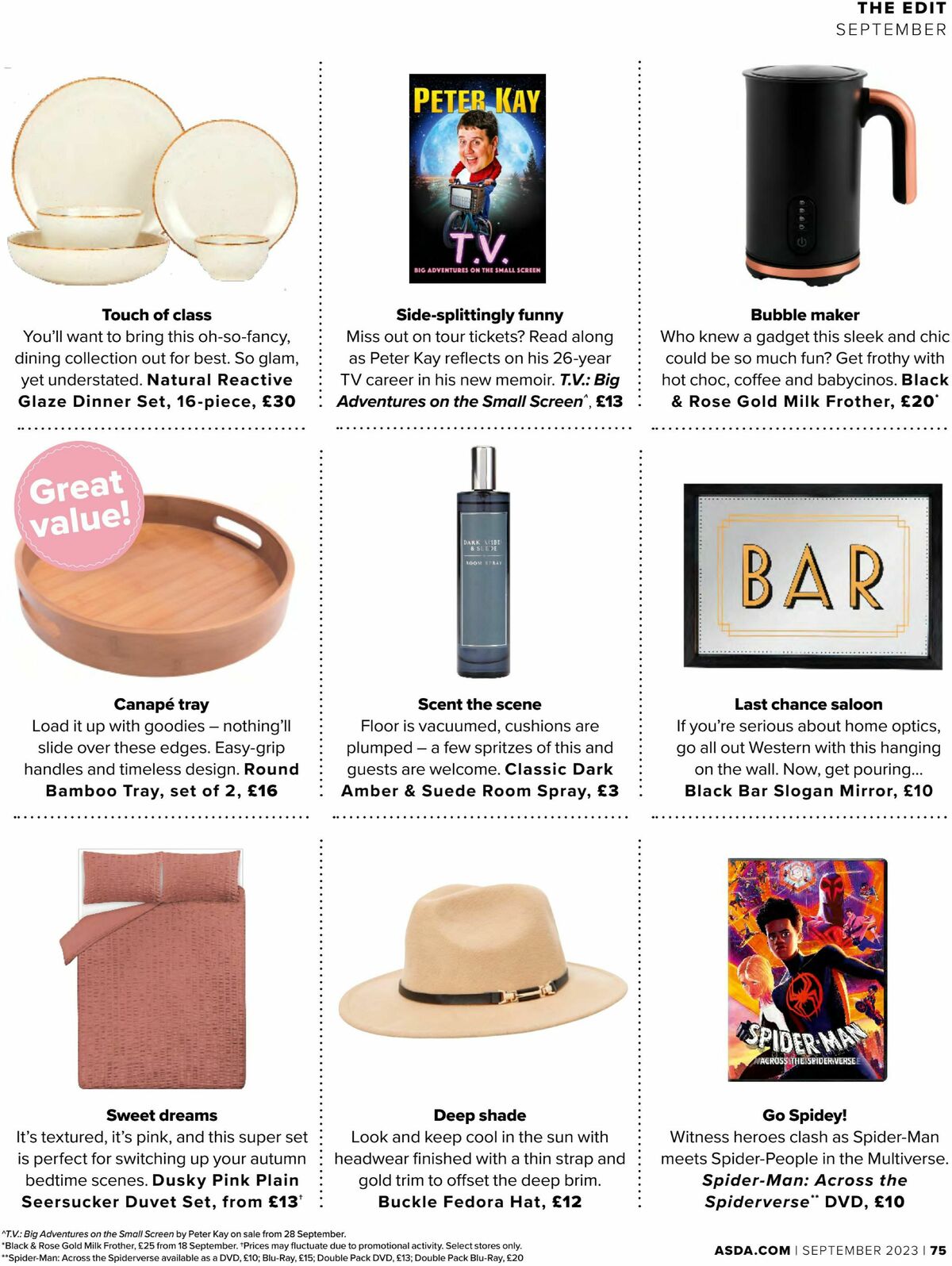 ASDA Magazine September Offers from 5 September