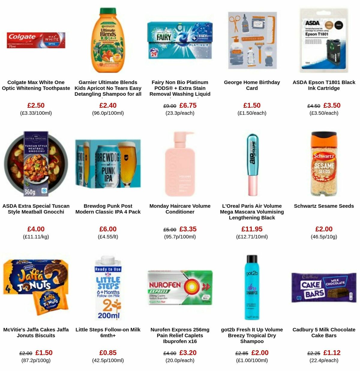 ASDA Offers from 8 September