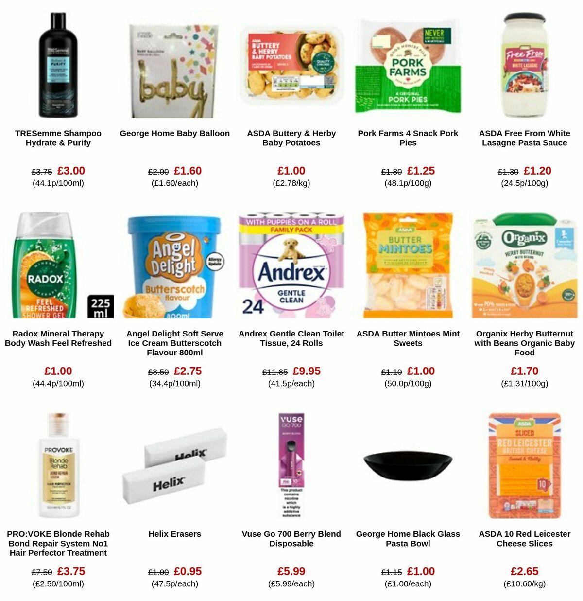 ASDA Offers from 8 September