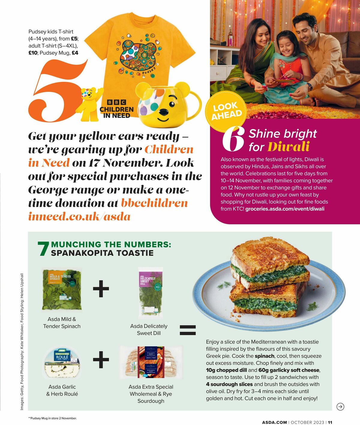 ASDA Magazine October Offers from 1 October