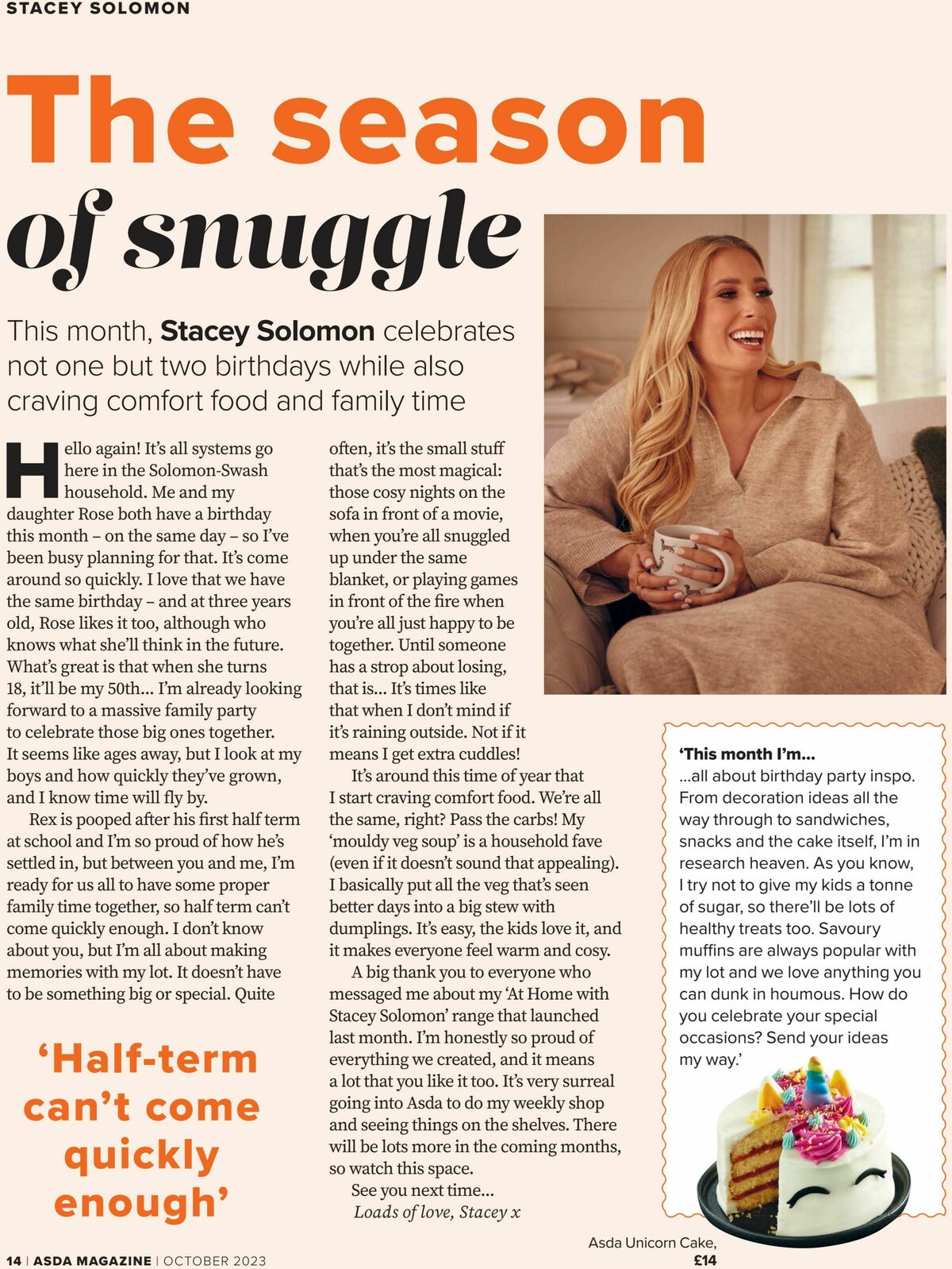 ASDA Magazine October Offers from 1 October