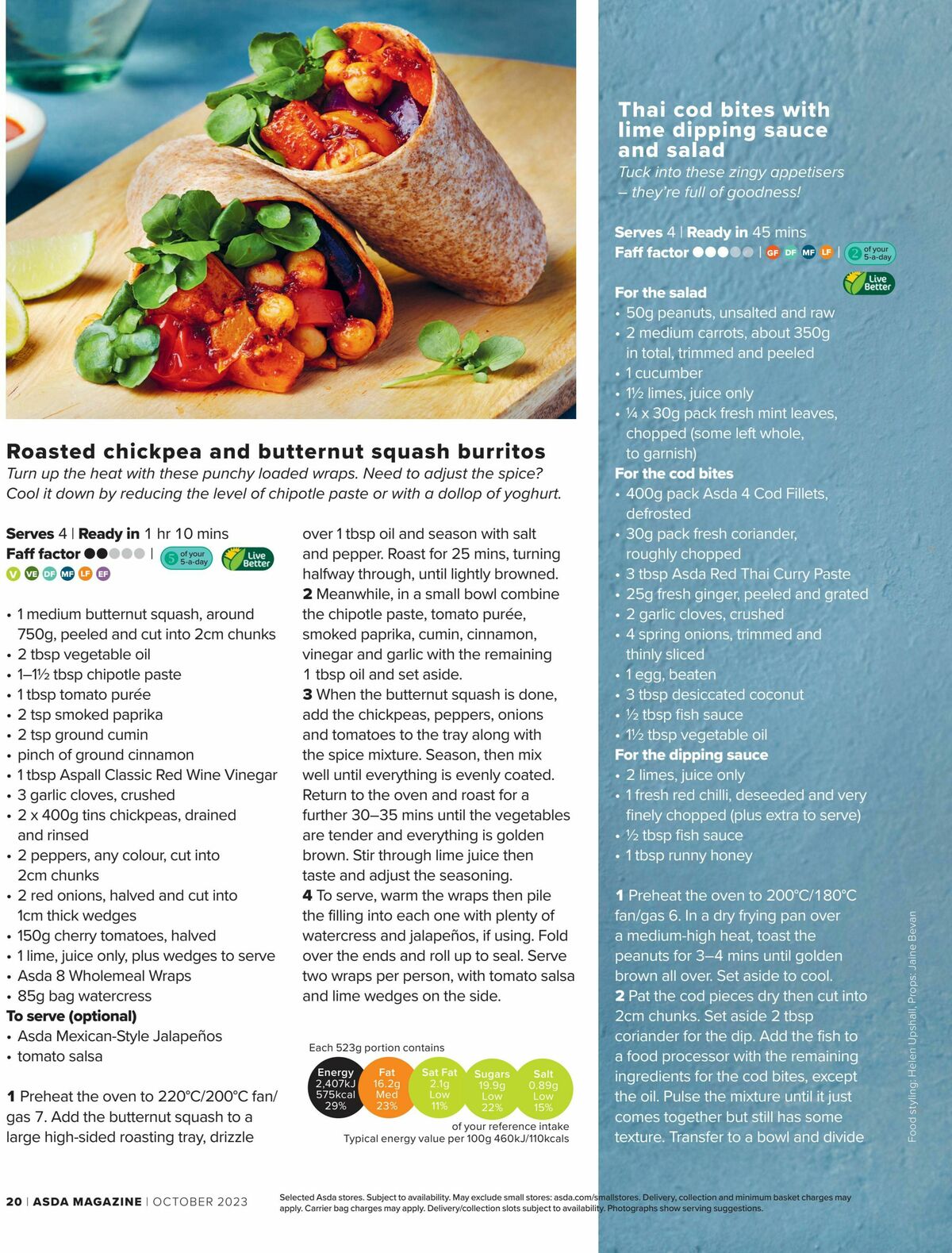 ASDA Magazine October Offers from 1 October