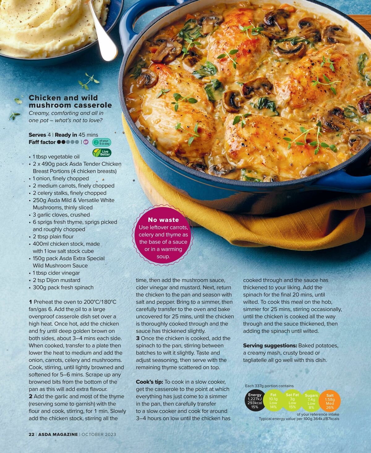 ASDA Magazine October Offers from 1 October