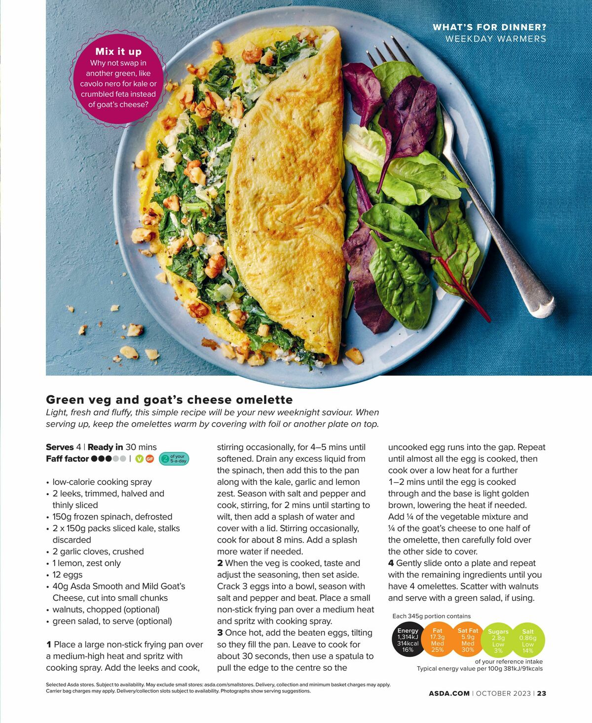 ASDA Magazine October Offers from 1 October