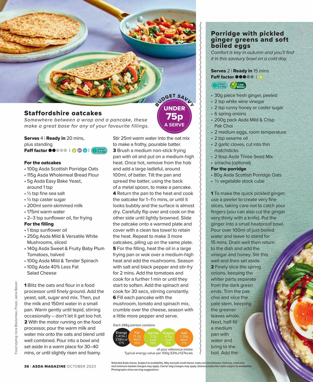 ASDA Magazine October Offers from 1 October