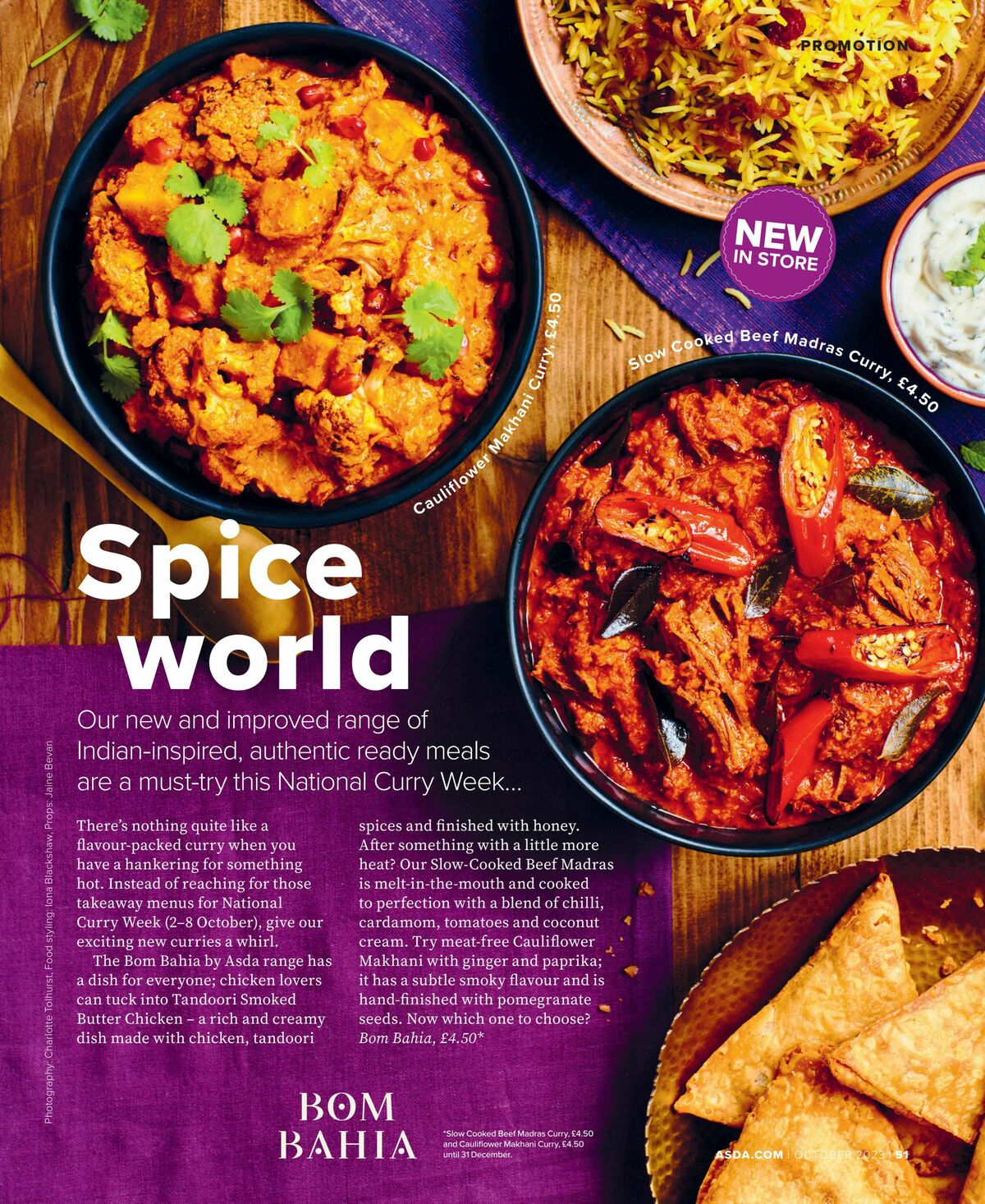 ASDA Magazine October Offers from 1 October