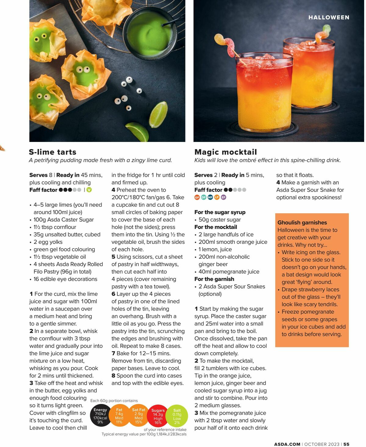 ASDA Magazine October Offers from 1 October