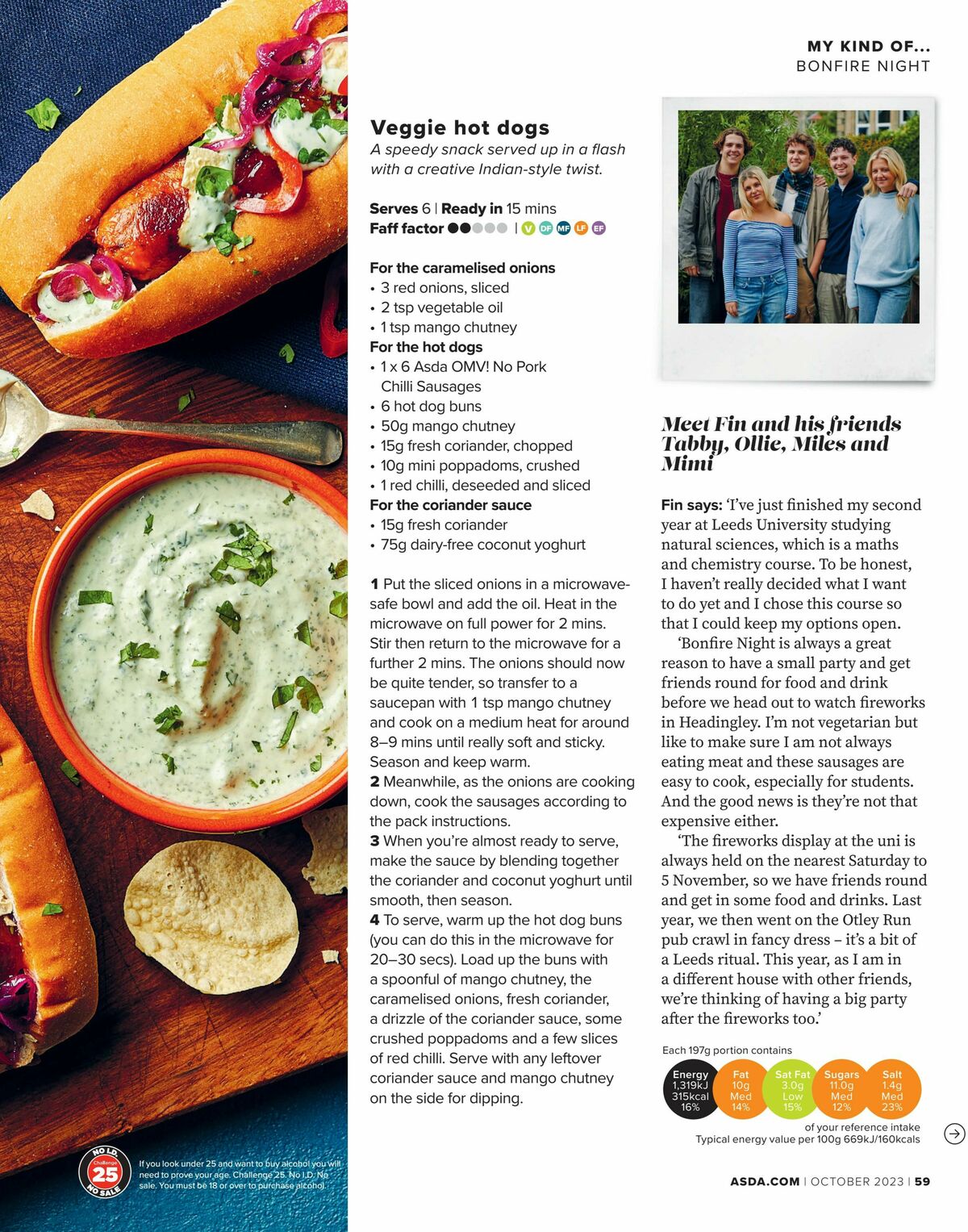 ASDA Magazine October Offers from 1 October