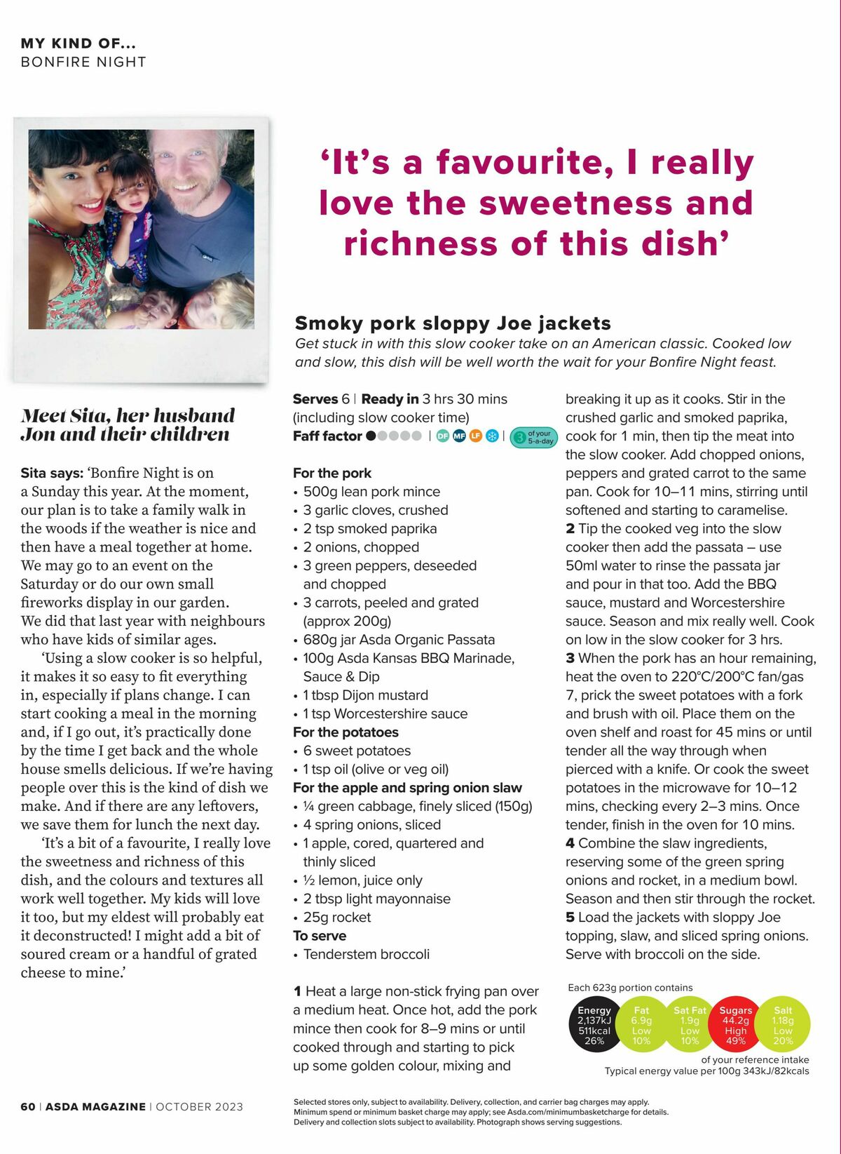 ASDA Magazine October Offers from 1 October