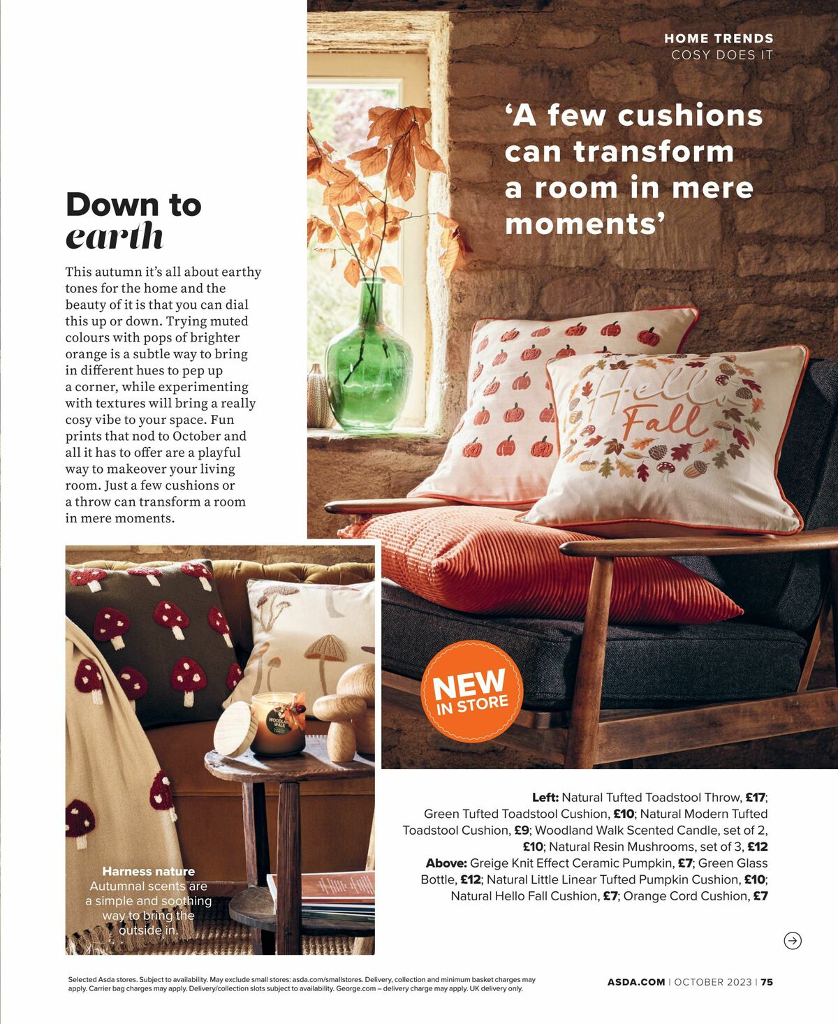 ASDA Magazine October Offers from 1 October