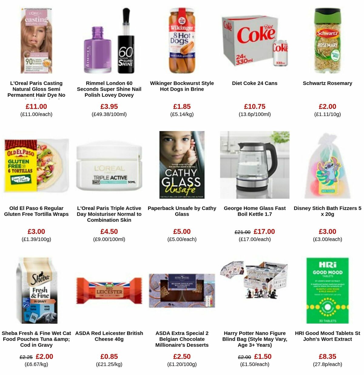 ASDA Offers from 6 October