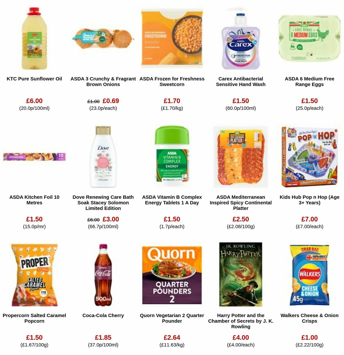 ASDA Offers from 6 October