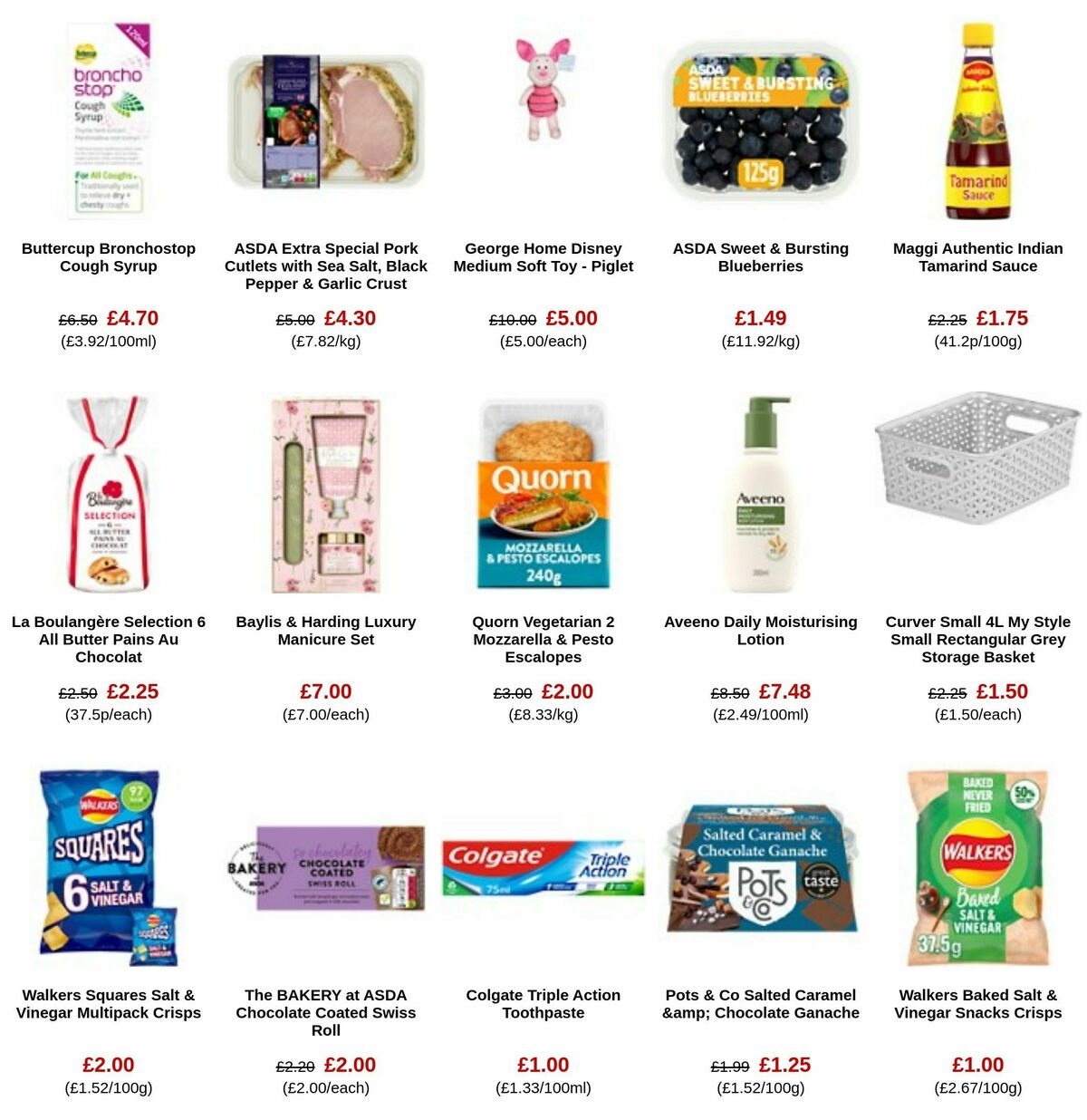 ASDA Offers from 6 October