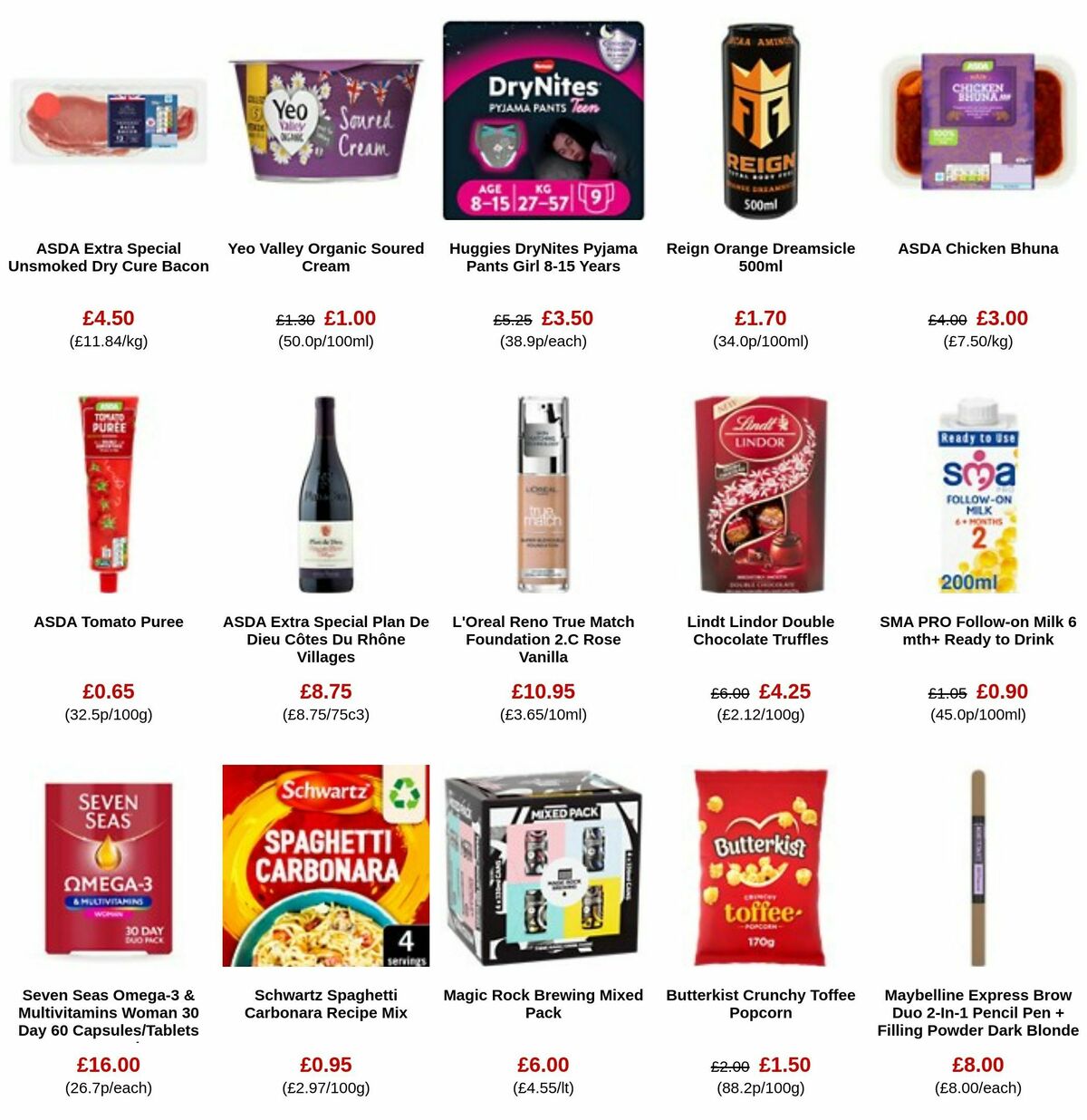 ASDA Offers from 6 October