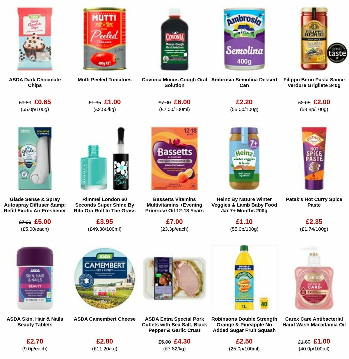 ASDA Offers from 13 October