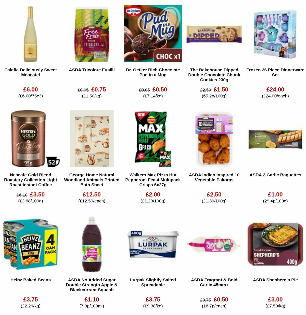 ASDA Offers from 13 October